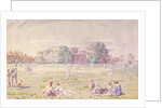 The Cricket Green, Great Bentley by Walter Bayes