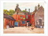 At the back of The White Hart, St. Ives by Edward Walker