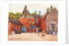 At the back of The White Hart, St. Ives by Edward Walker