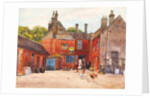At the back of The White Hart, St. Ives by Edward Walker
