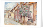 The Bull Inn and Cottages, Strand-on-the-Green by Archibald Standish Hartrick