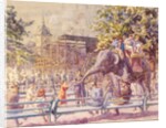 Elephant Riding, Zoological Gardens, Regent's Park, London by Walter Bayes