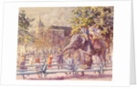 Elephant Riding, Zoological Gardens, Regent's Park, London by Walter Bayes