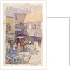 The Yard of the White Hart Inn, Brentford by Walter Bayes
