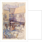 The Yard of the White Hart Inn, Brentford by Walter Bayes