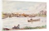 The Thames at Brentford by Archibald Standish Hartrick