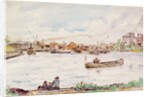The Thames at Brentford by Archibald Standish Hartrick