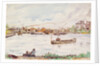 The Thames at Brentford by Archibald Standish Hartrick