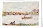 The Thames at Brentford by Archibald Standish Hartrick