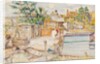 Dock of the Grand Union Canal Co by Archibald Standish Hartrick