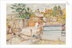 Dock of the Grand Union Canal Co by Archibald Standish Hartrick