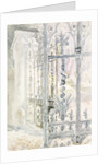 Gates at the Hermitage, Lansdown, Bath by Clifford Ellis