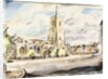St. Peter's Church and Market Hill, Sudbury by Rowland Suddaby