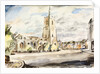 St. Peter's Church and Market Hill, Sudbury by Rowland Suddaby