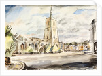 St. Peter's Church and Market Hill, Sudbury by Rowland Suddaby