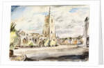 St. Peter's Church and Market Hill, Sudbury by Rowland Suddaby