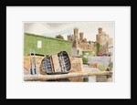 Conway Castle and Coracle, Caernarvonshire by Kenneth Rowntree