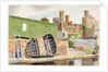 Conway Castle and Coracle, Caernarvonshire by Kenneth Rowntree