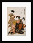 The Courtesan Hanaogi of Ogi-Ya by Isoda Koryûsai