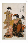 The Courtesan Hanaogi of Ogi-Ya by Isoda Koryûsai