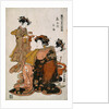 The Courtesan Hanaogi of Ogi-Ya by Isoda Koryûsai