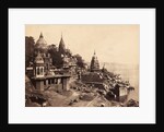 Benares Burning Ghat by Francis Frith & Co.