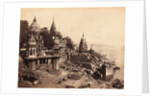 Benares Burning Ghat by Francis Frith & Co.