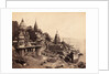 Benares Burning Ghat by Francis Frith & Co.