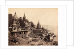 Benares Burning Ghat by Francis Frith & Co.