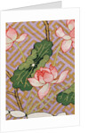 Marriage Robe, detail of a lotus flowers. China, 19th century by Unknown