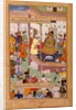 Akbar Receives the Iranian Ambassador Sayyid Beg in 1562 by La'l