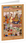 Akbar Receives the Iranian Ambassador Sayyid Beg in 1562 by La'l