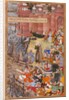 Painting, Akbarnama, Akbar's adventures with the elephant Hawa'i by Basawan