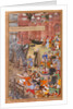 Painting, Akbarnama, Akbar's adventures with the elephant Hawa'i by Basawan