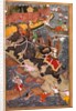 Akbar's adventures with the elephant Hawai by Basawan