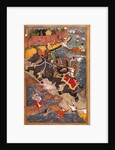 Akbar's adventures with the elephant Hawai by Basawan