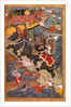 Akbar's adventures with the elephant Hawai by Basawan