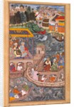An interview between Mu'nim Khan and Khan Zaman in a boat on the Ganges by Anonymous