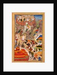 Akbar's entry into the fort of Ranthambhor by La'l
