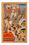 Akbar's entry into the fort of Ranthambhor by La'l