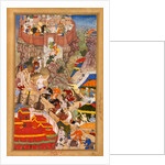 Akbar's entry into the fort of Ranthambhor by La'l