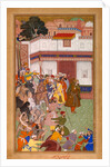 Husain Quli Presents Prisoners of War from Lahore by Basawan