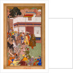 Husain Quli Presents Prisoners of War from Lahore by Basawan
