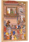 Husain Quli Khan Jahan paying his respects to Akbar by Anonymous