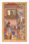 Husain Quli Khan Jahan paying his respects to Akbar by Anonymous