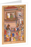 Husain Quli Khan Jahan paying his respects to Akbar by Anonymous