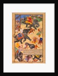 Trained Elephants Execute the Followers of Khan Zaman by Miskina