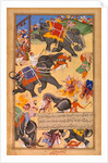 Trained Elephants Execute the Followers of Khan Zaman by Miskina