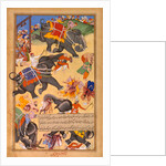 Trained Elephants Execute the Followers of Khan Zaman by Miskina