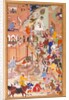 Akbar supervises building of Fatehpur Sikri from The Akbarnama by Tulsi